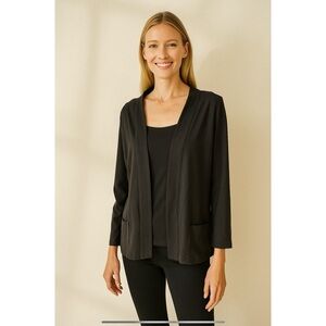 HABITAT 2 PIECE TANK CARDIGAN SET LAYERED OFFICE CASUAL LIGHTWEIGHT STRETCHY M